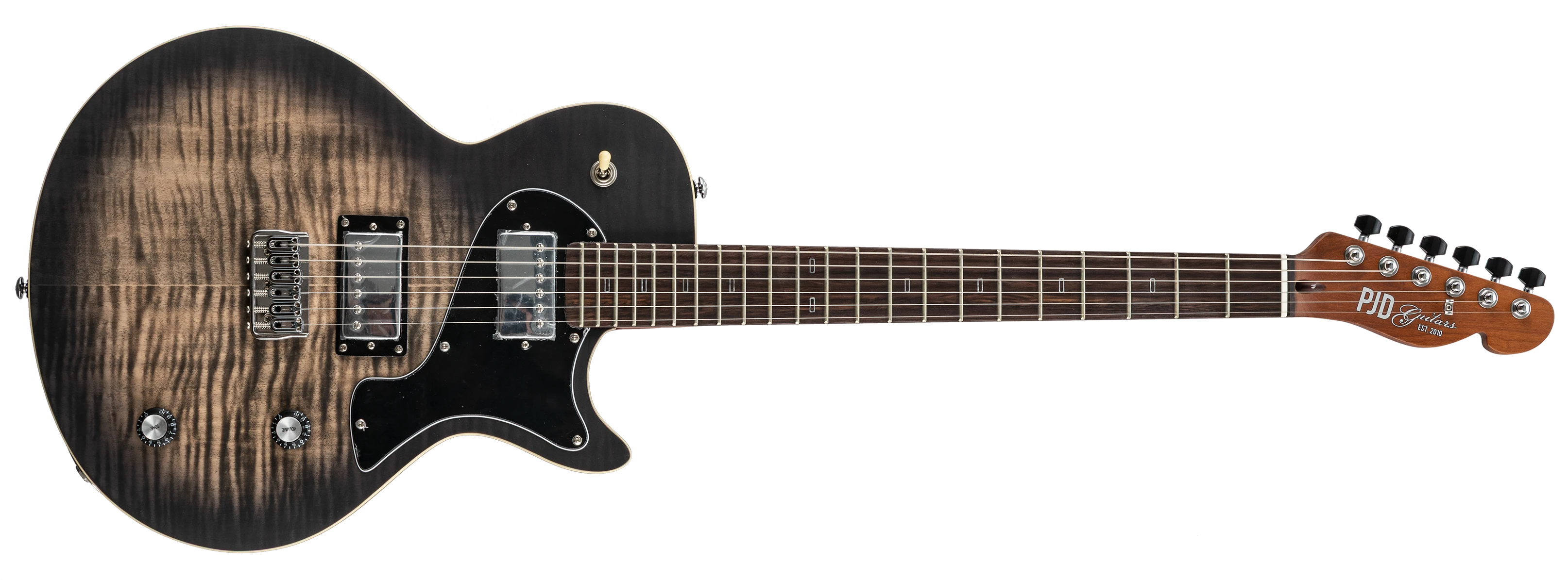PJD Guitars Origin Carey charcoal burst